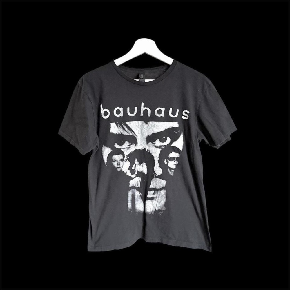 Vintage Bauhaus T-Shirt Medium Black 2000's Gildan Y2K Black
